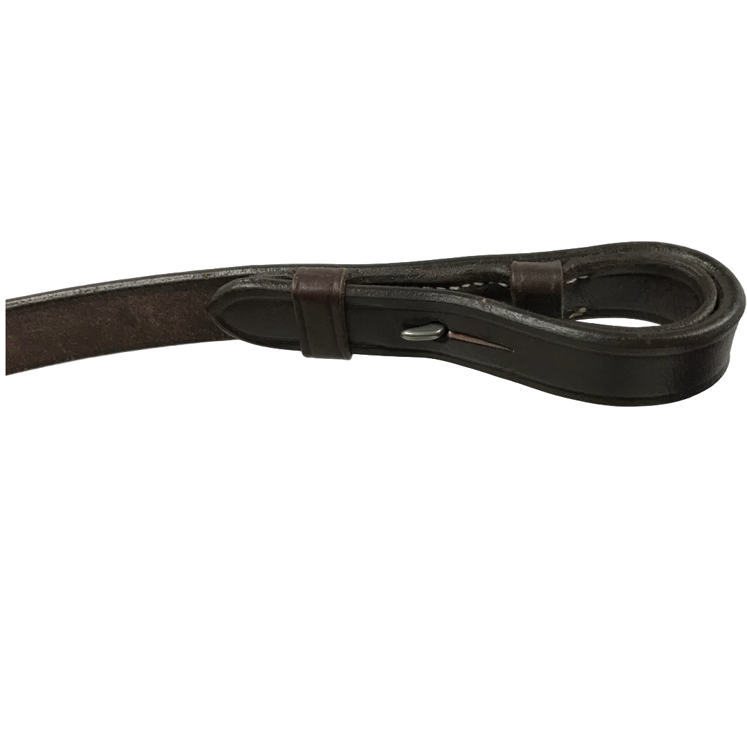 Macmillian Flat Rubber Reins with Buckles for English Bridles Hook