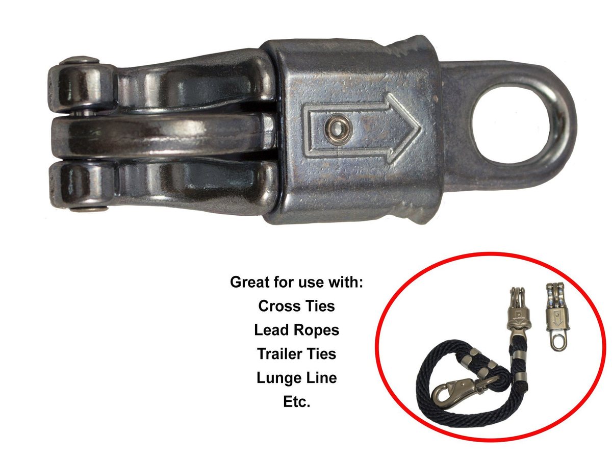 Derby Originals Set of 6 Panic Snaps for Lead Ropes, Lunge Lines, Trailer Ties, and Equestrian Use – Durable Clips for Horse Stalls and Tack