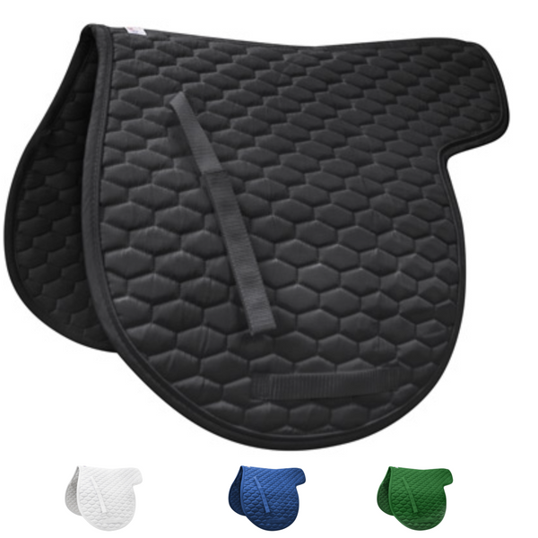 Derby Originals  All Purpose Quilted Contour English Saddle Pad