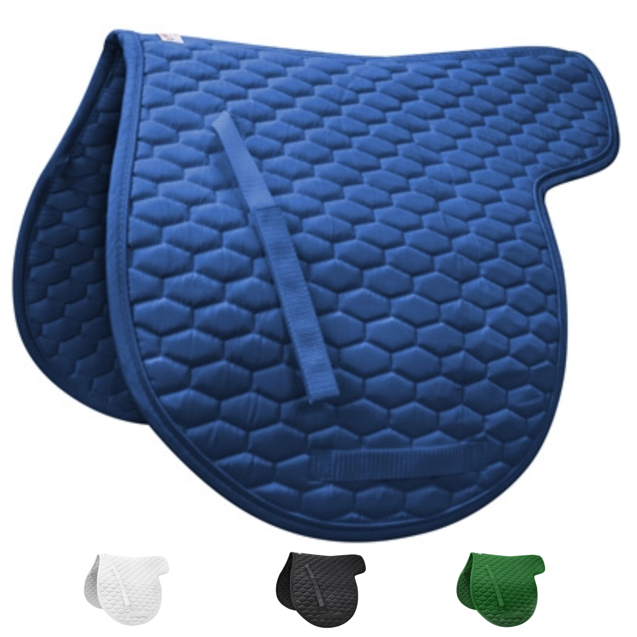 Derby Originals All Purpose Quilted Contour English Saddle Pad Blue main