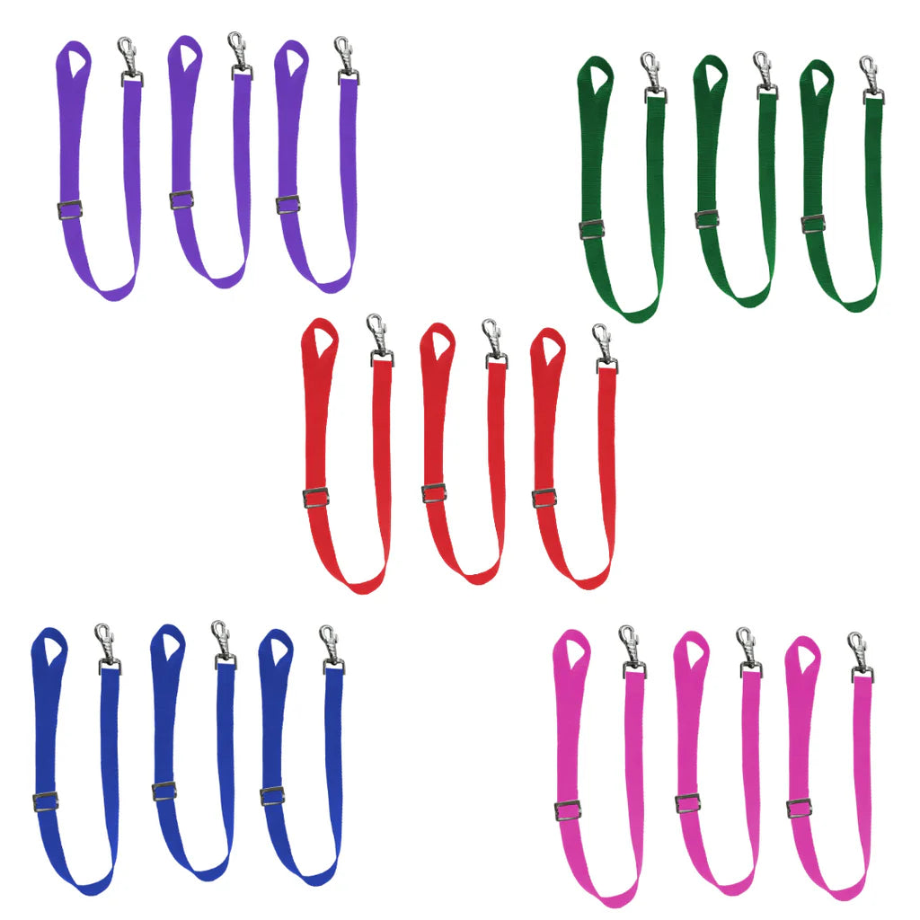 DERBY ORIGINALS HEAVY DUTY ADJUSTABLE NYLON HANGING BUCKET STRAPS FOR WATER AND FEED BUCKETS-LOT