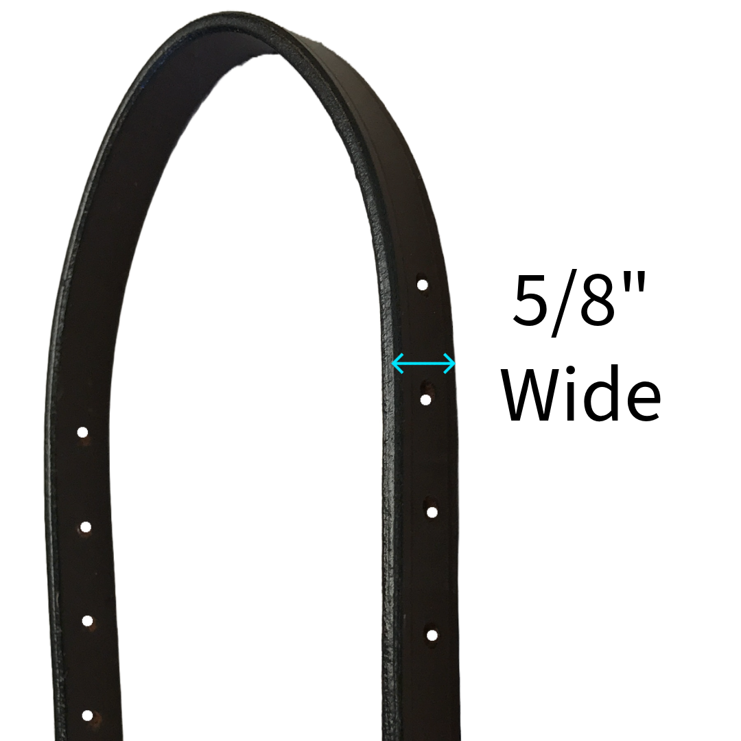 Tahoe Tack Replacement Leather Breakaway Crown for Mini Horse Halters Width