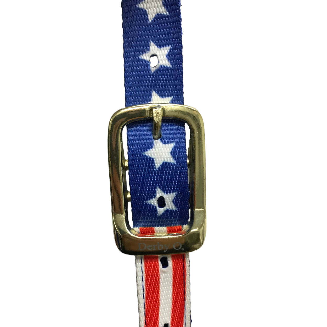 Derby Originals Patriotic Stars and Stripes Nylon Horse Halters Hardware