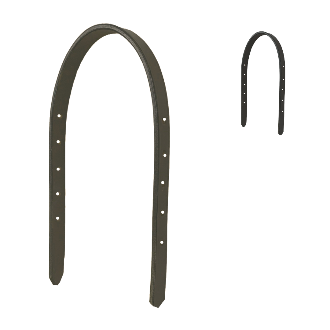 Tahoe Tack Replacement Leather Breakaway Crown for Mini Horse Halters Main Brown