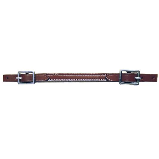 Tahoe Leather Adjustable Curb Strap for Horses