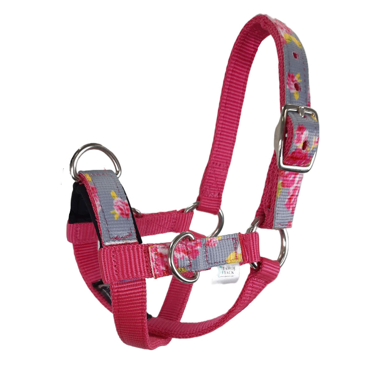 Tahoe Tack Nylon Overlay Sheep and Goat Training Halter with Padded Noseband GRF