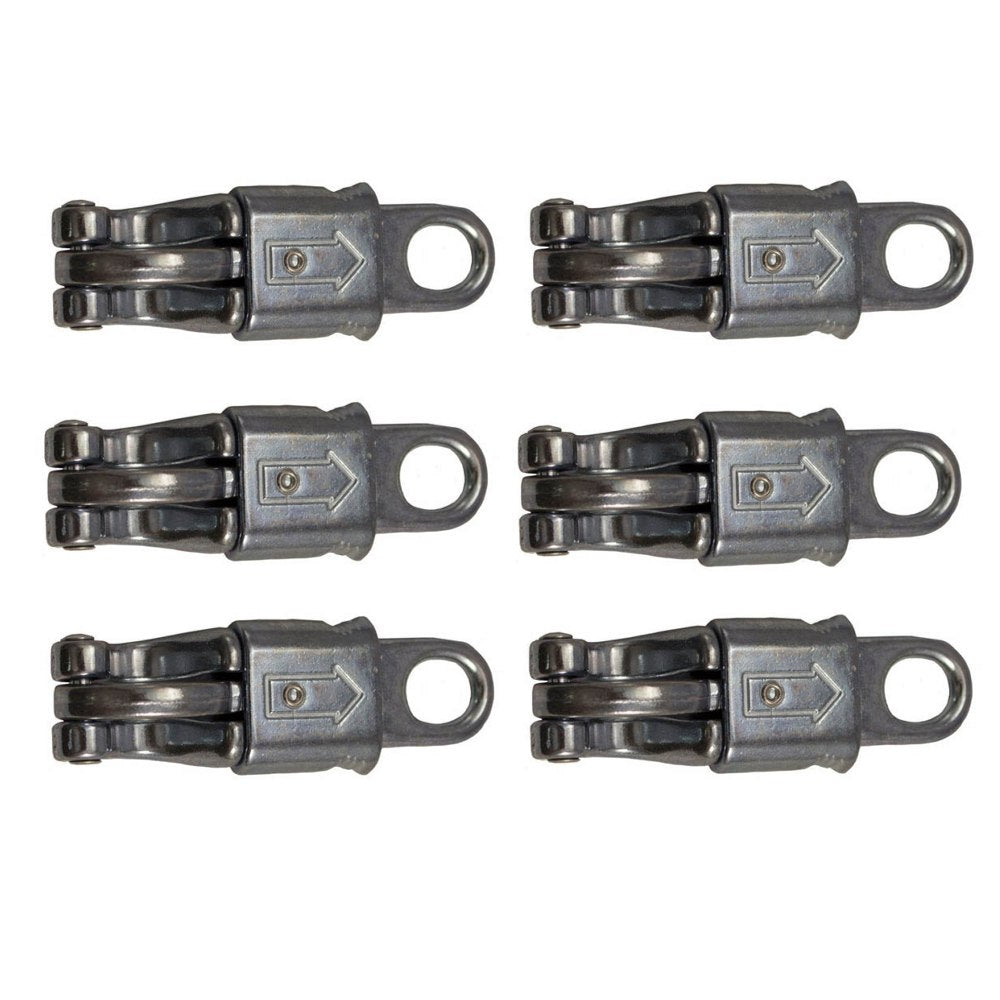 Derby Originals Set of 6 Panic Snaps for Lead Ropes, Lunge Lines, Trailer Ties, and Equestrian Use – Durable Clips for Horse Stalls and Tack