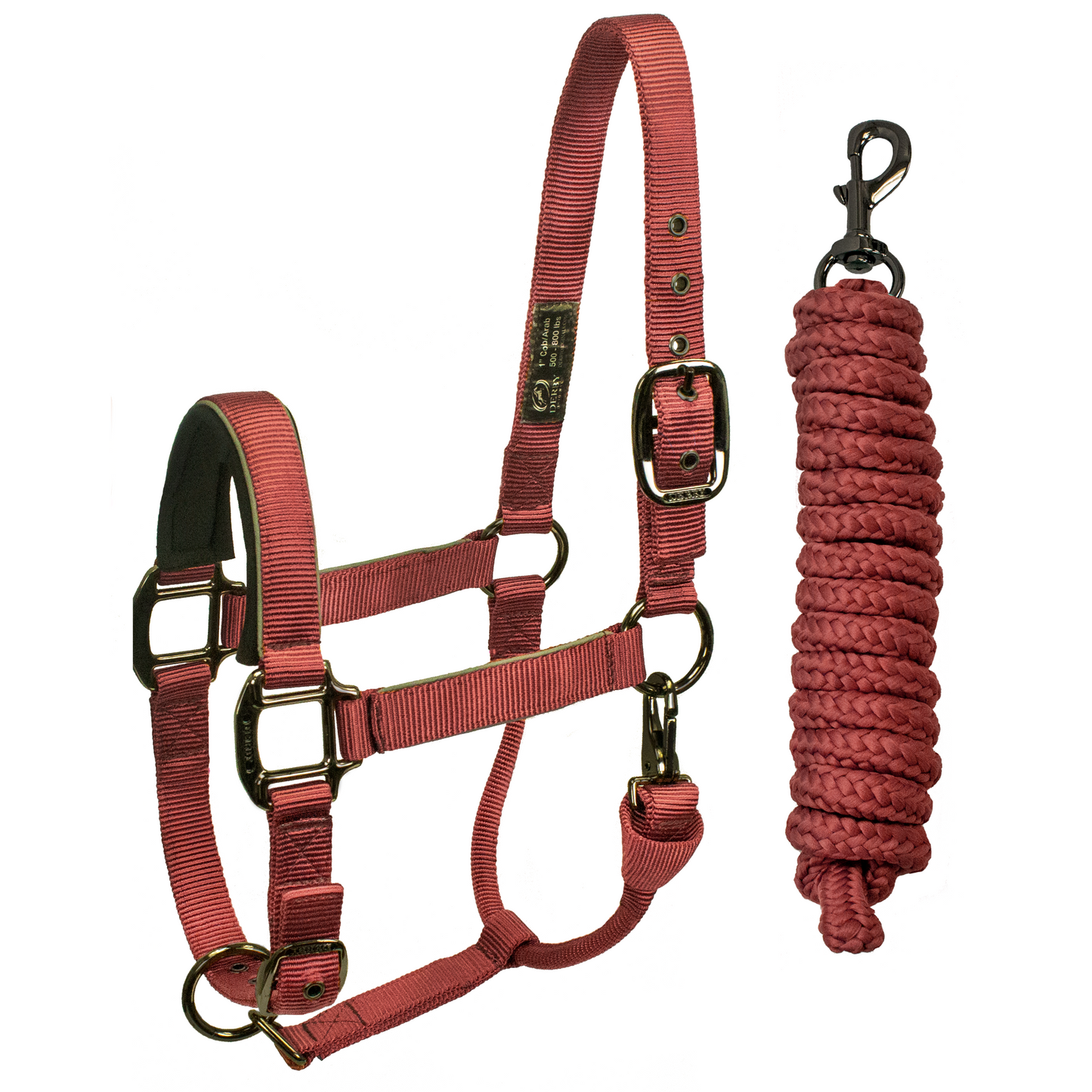 Reflective Safety Stable Horse Halters Red sand