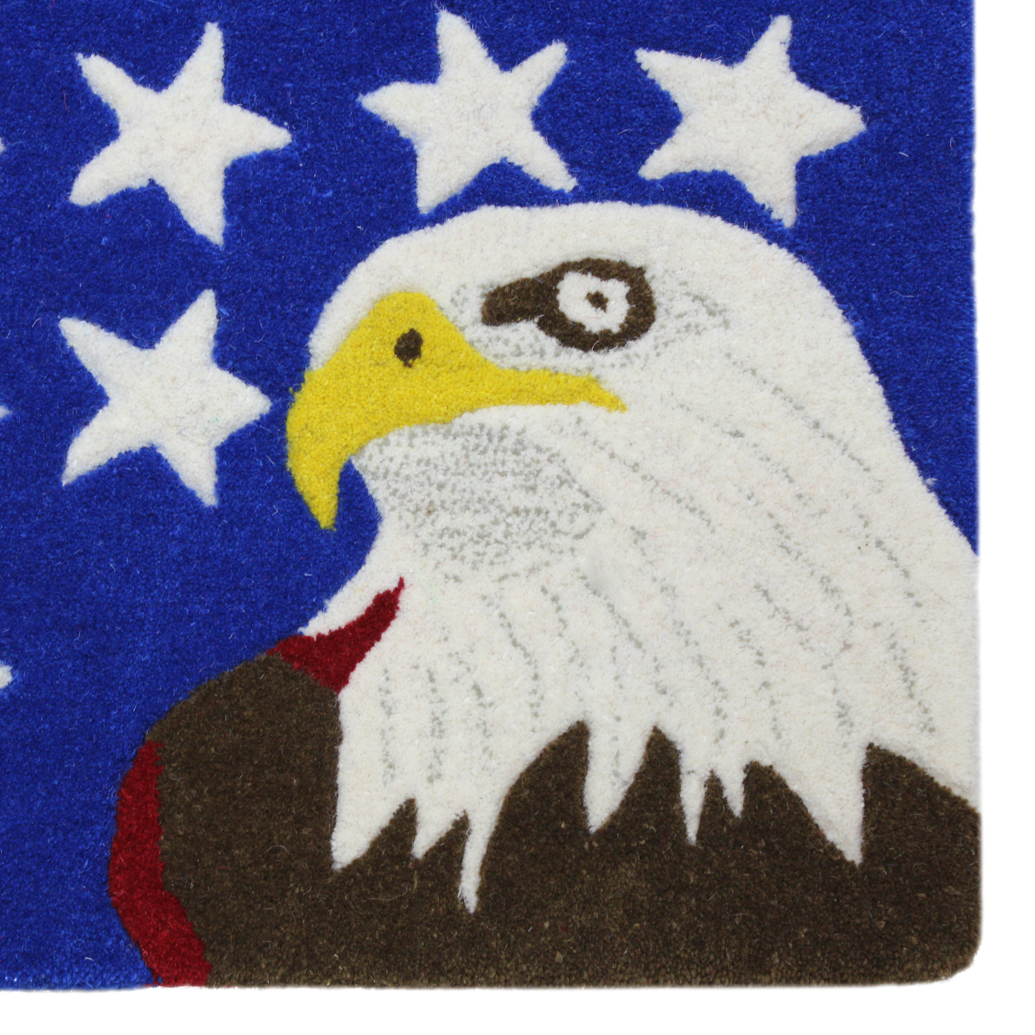 Tahoe Tack 34" x 38" American Pride Bald Eagle New Zealand Wool Western Saddle Blanket Eagle Banner