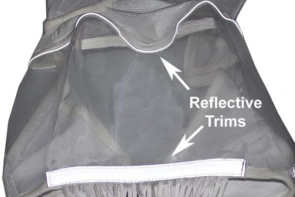 Reflective Safety Horse Fly Mask with Ears