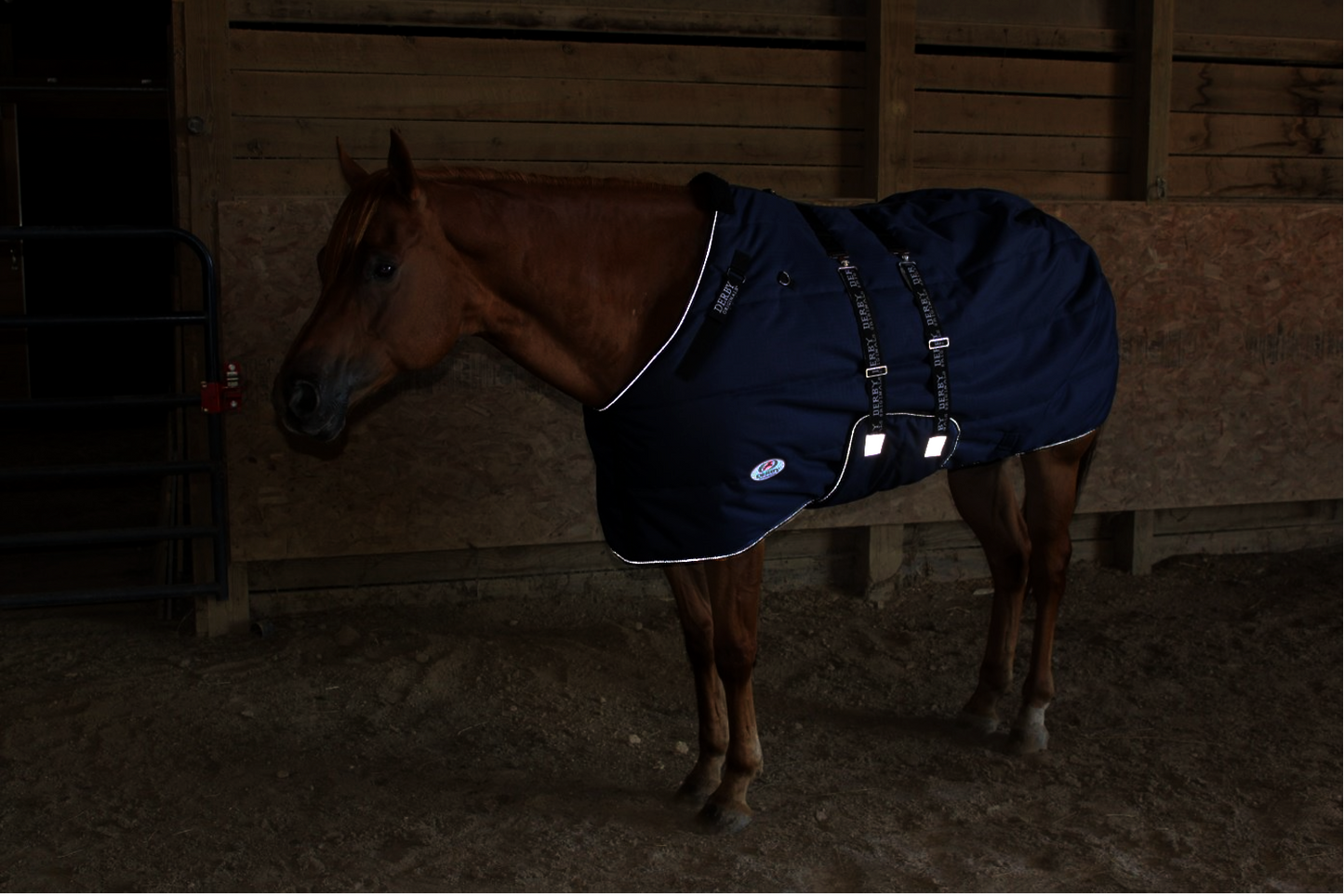 Derby Originals Nordic Tough Closed Front 1200D Reflective Winter Horse Stable Blanket