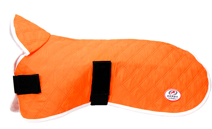 Derby Originals Hydro Cooling Dog Jacket with Harness Compatible Orange