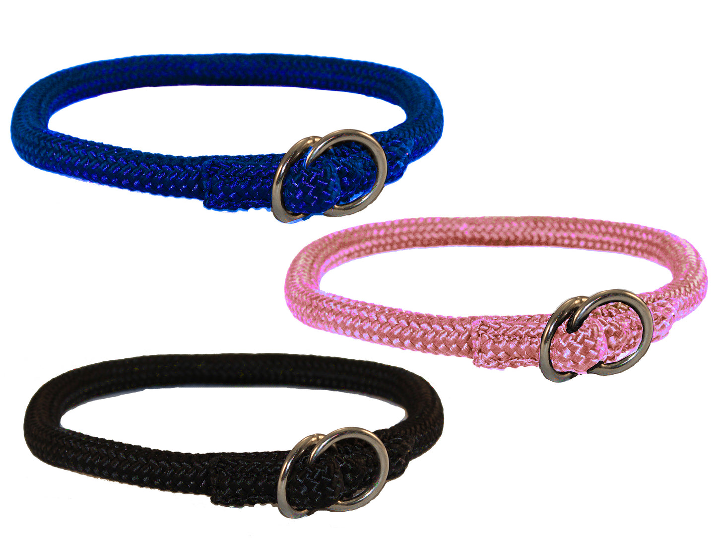 Nylon Round Braided Choke Collar by cuteNfuzzy® Group