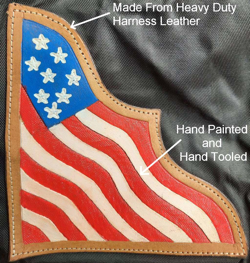 Waterproof with Mesh Ventilation Windows and Patriotic or Cactus Leather Accents