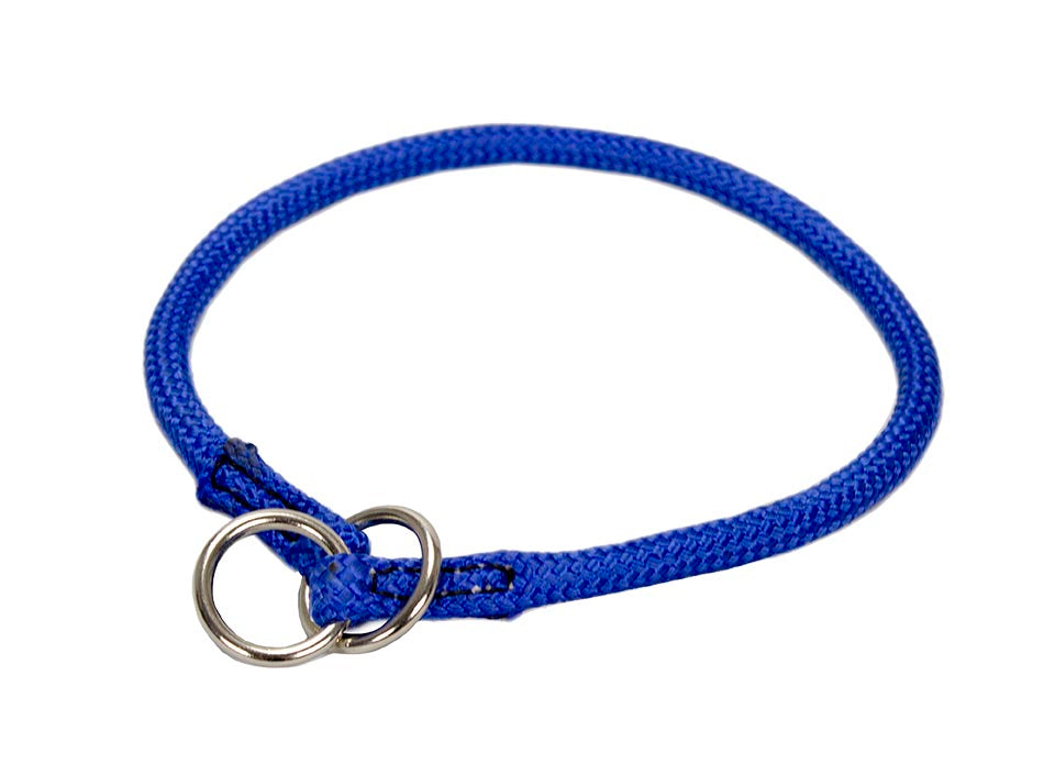 Nylon Round Braided Choke Collar by cuteNfuzzy® blue