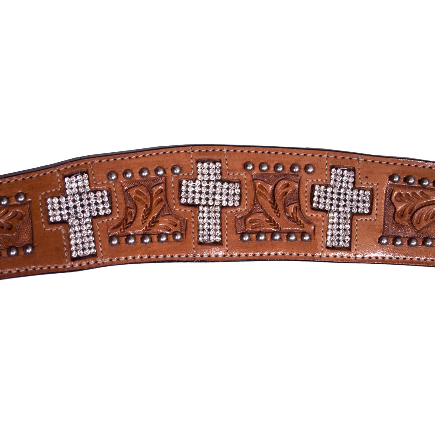 Crystal Cross Show Breast Collar