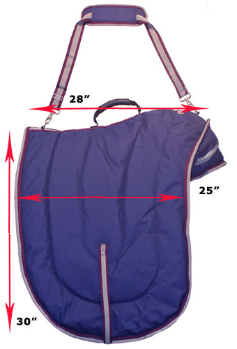 English Dressage Saddle Carry Bags 3 Layers Padded