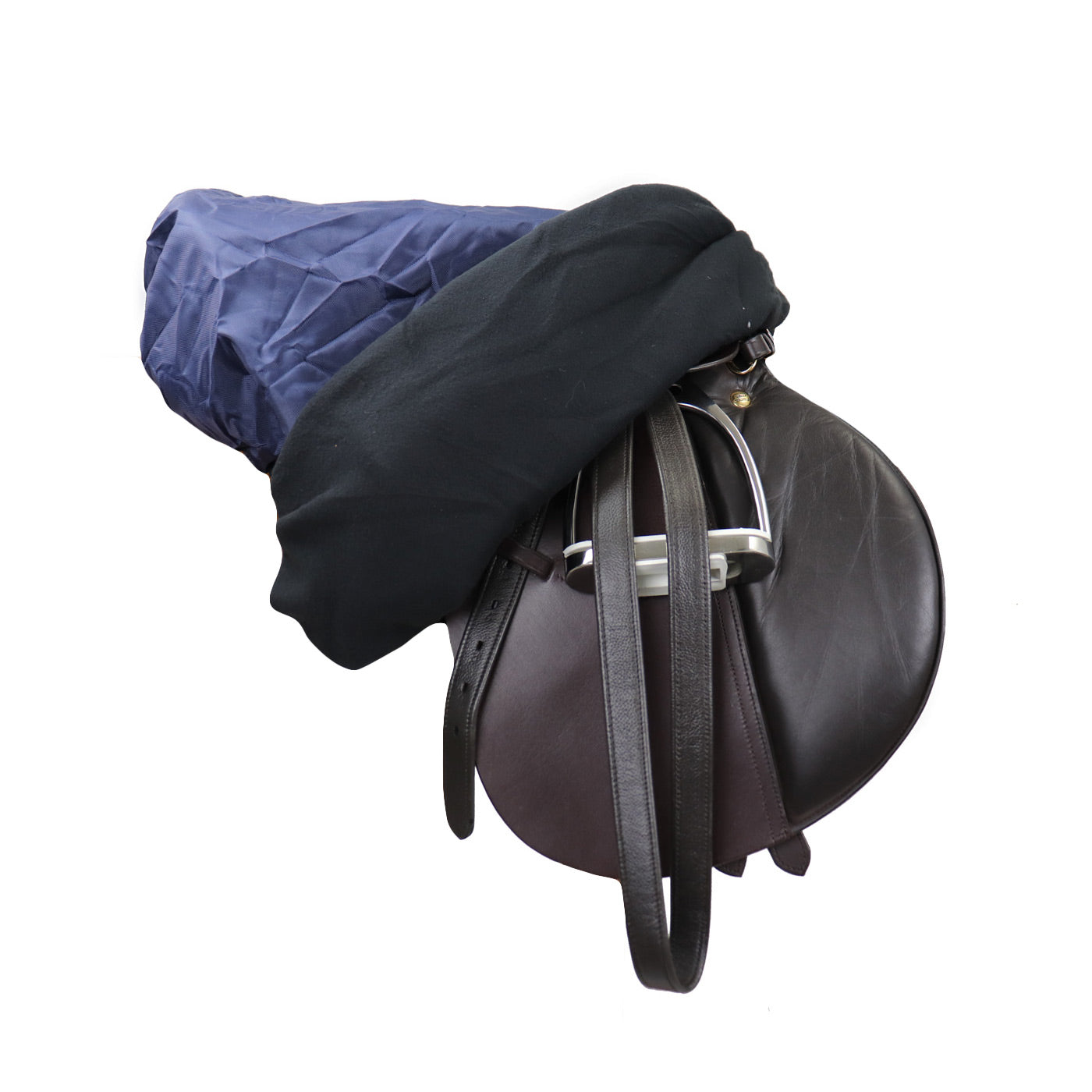 English Saddle Cover with Fleece Lining - Protects Saddles from Dust, Debris, and Damage - Fits Most Sizes and Styles of Saddles
