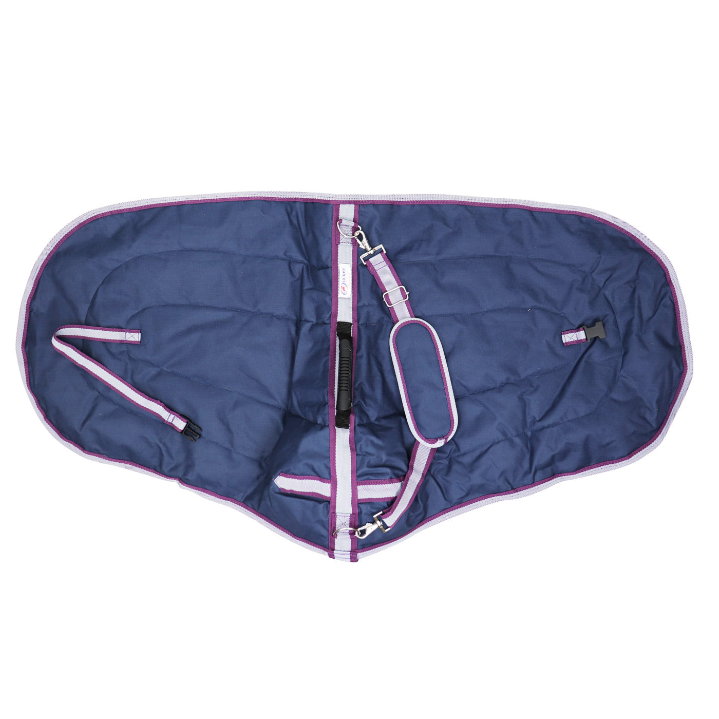 English Dressage Saddle Carry Bags 3 Layers Padded by Derby Navy Blue