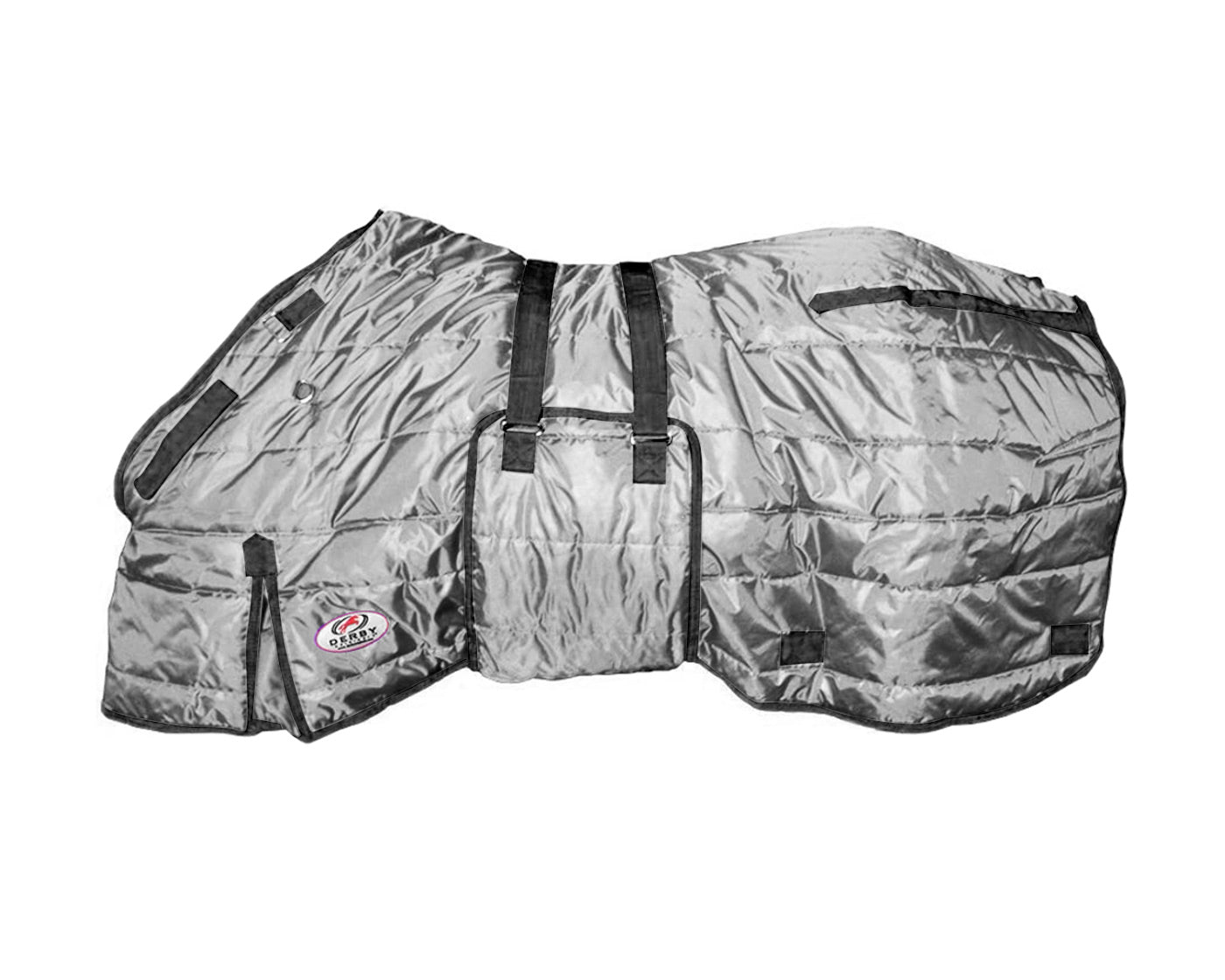 Derby Originals Wind Storm Closed Front Medium Weight Winter Horse Stable Blanket Charcoal Main Image