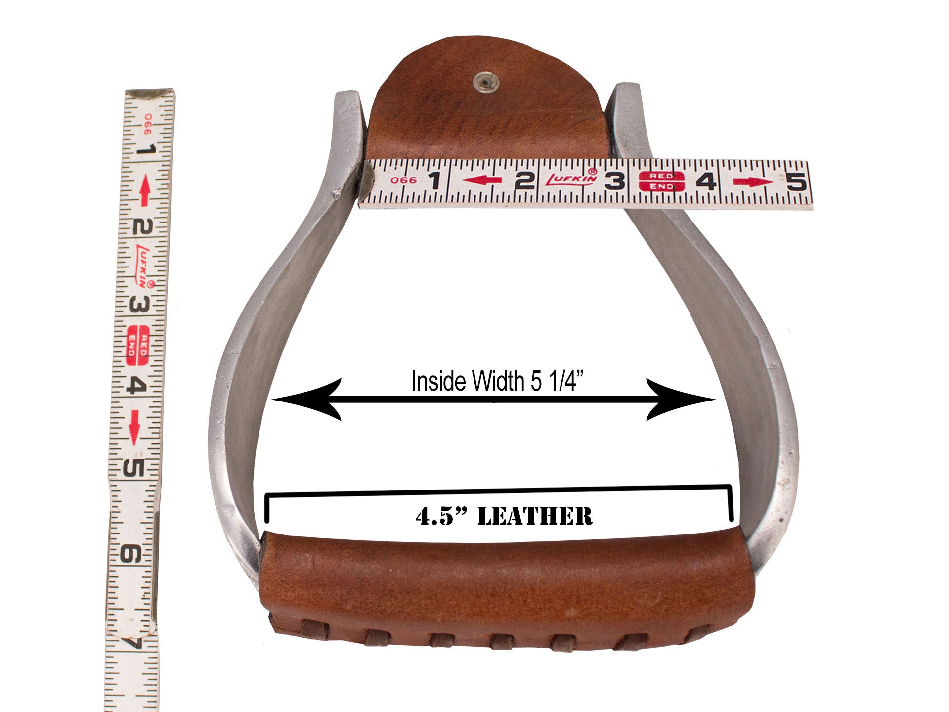 Tahoe Tack Engraved Heavyweight Adult Western Bell Show Stirrups for Western Saddles Measured