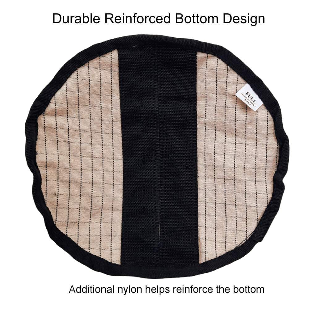 Feed Bag with Padded Leather Crown Strap