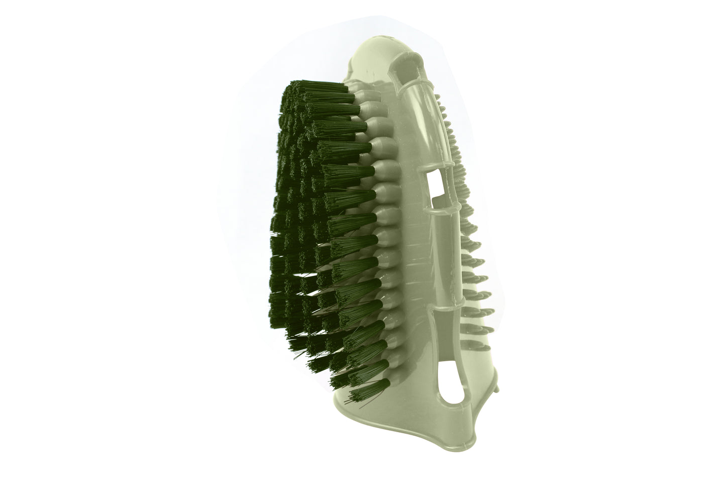Derby Grooming Mitt Brush Combo Green View