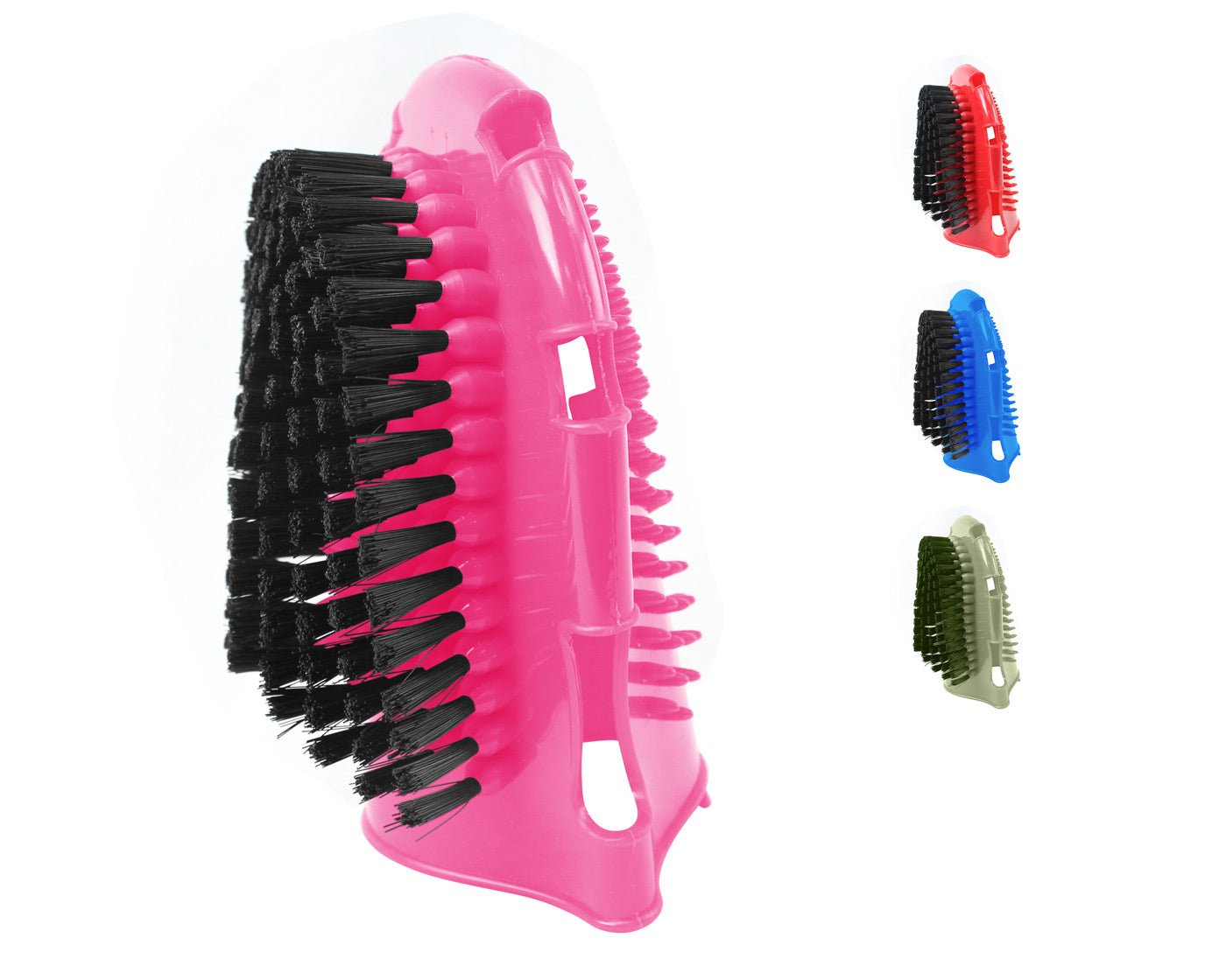 Derby Grooming Mitt Brush Combo Main Pink