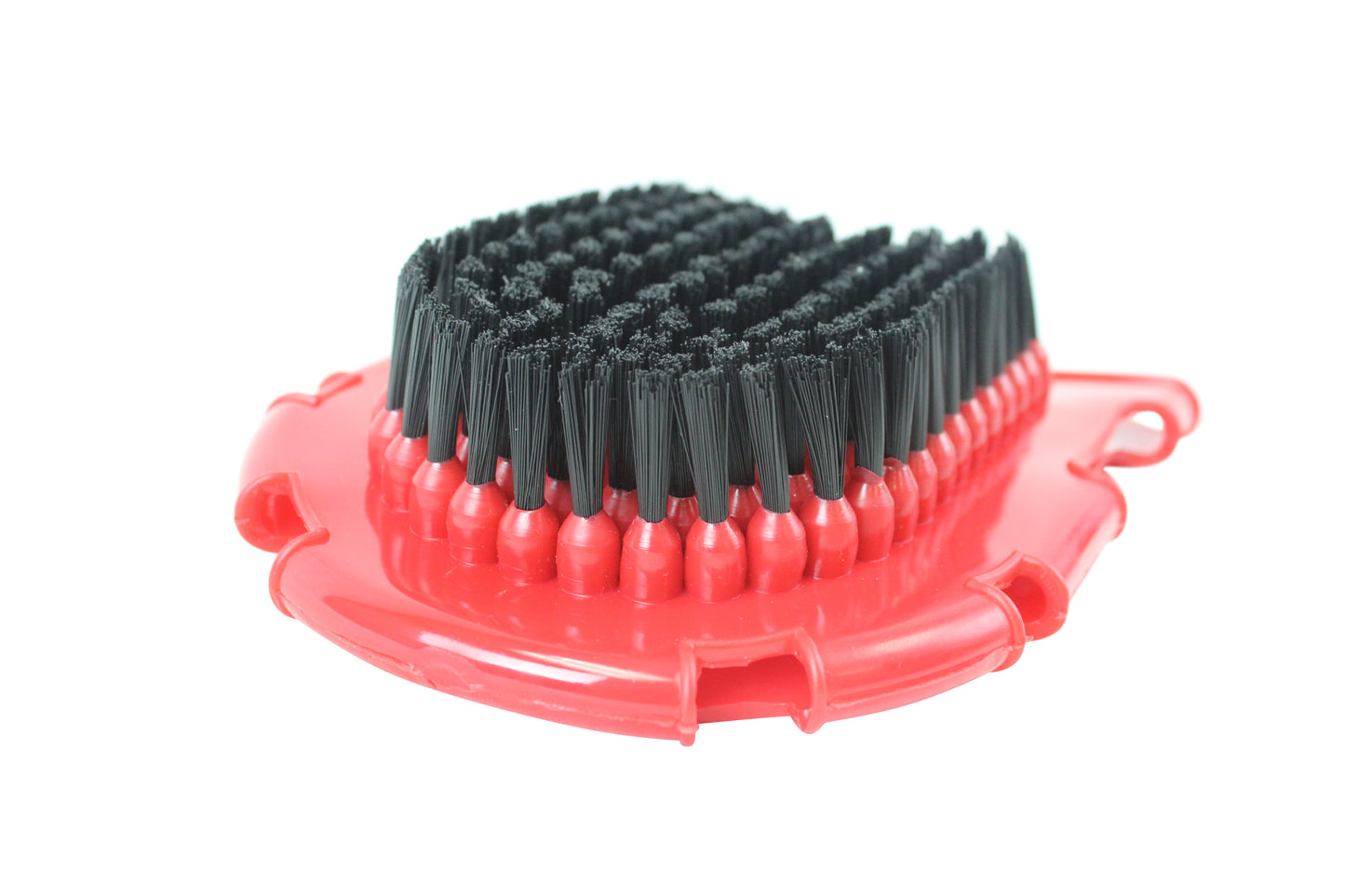 Derby Grooming Mitt Brush Red Details