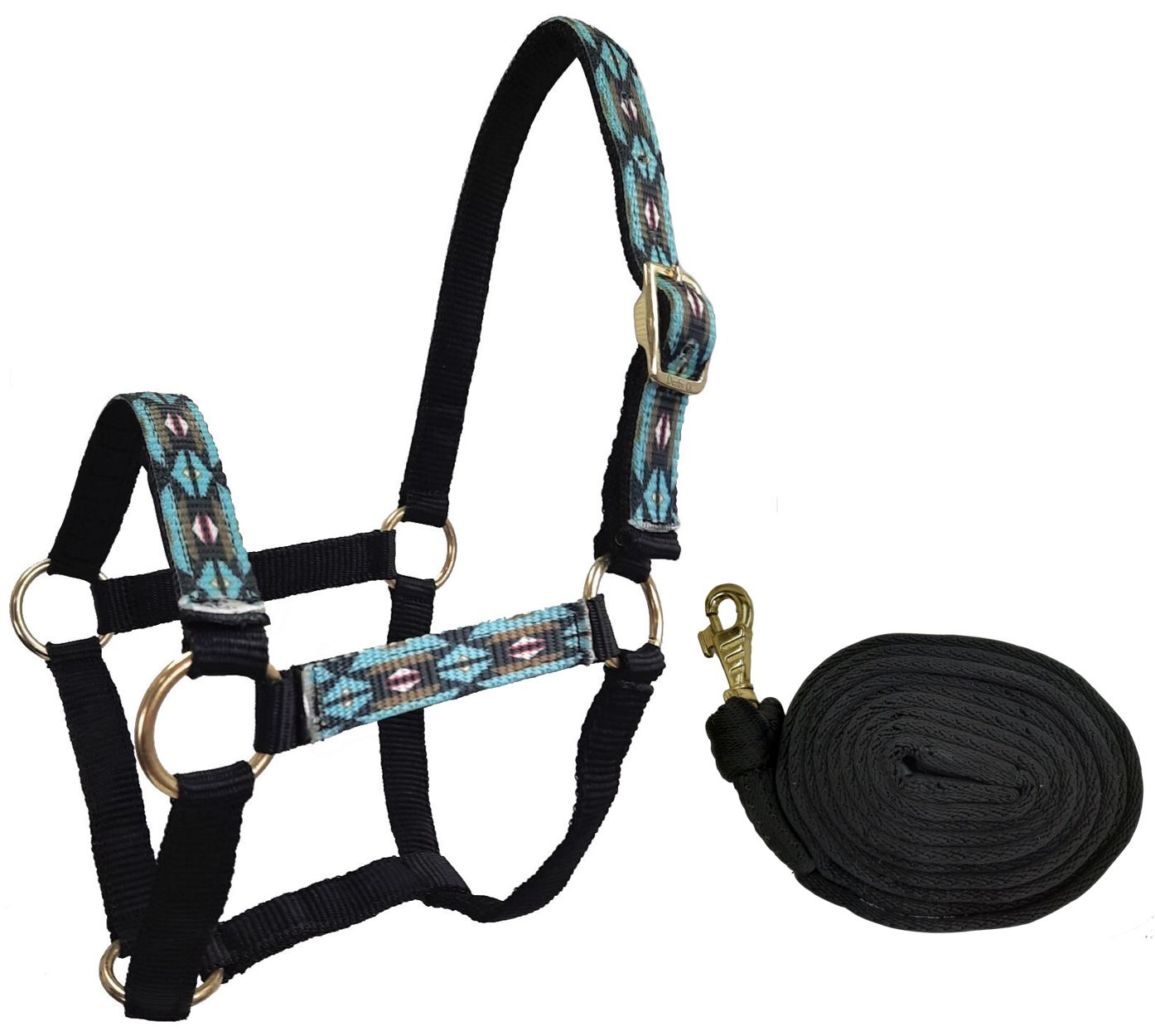 Halters with Padded Noseband and Matching