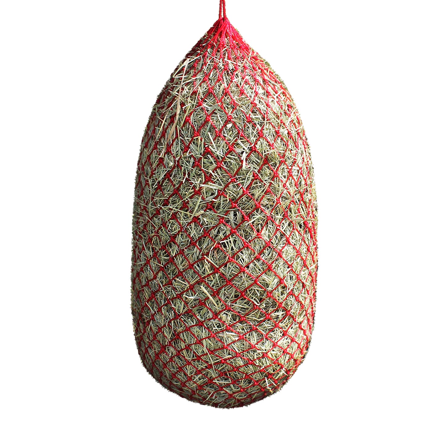 Derby Originals 42” Classic Slow Feed Hanging Hay Net for Horses Red