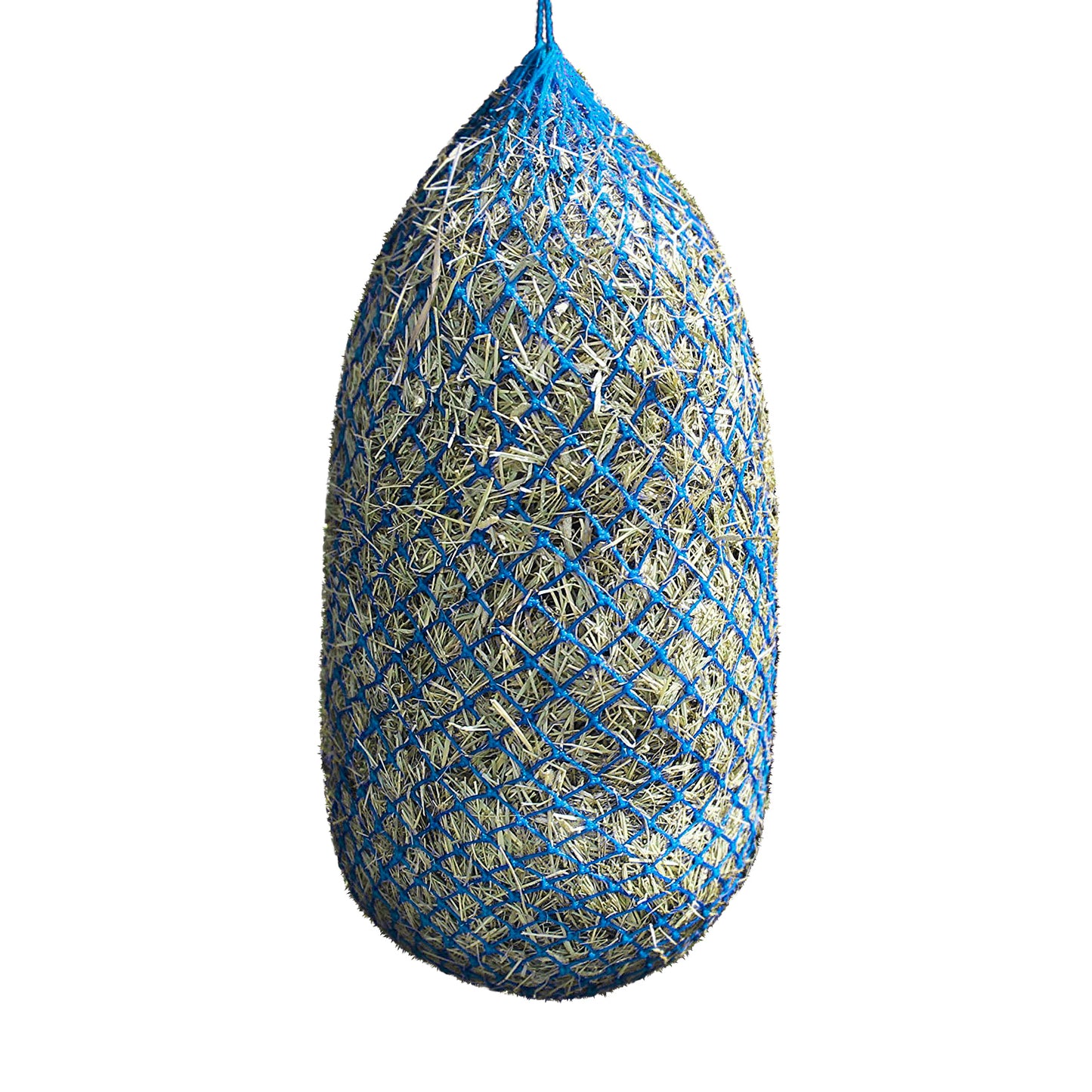 Classic Slow Feed Hanging Hay Net for Horses Blue color