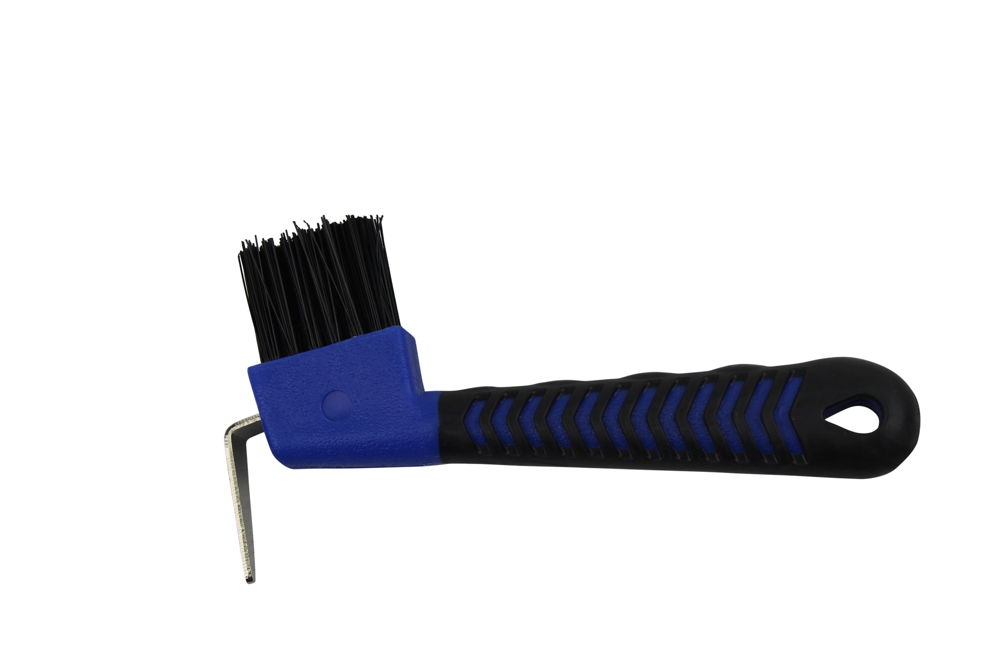 Derby Originals Soft Grip Horse Hoof Pick with Brush Blue