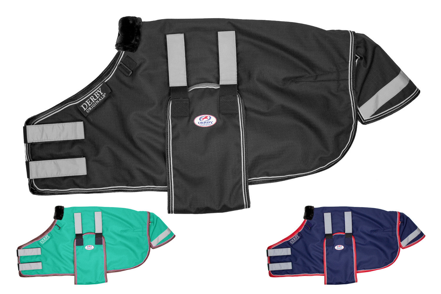 Reflective Safety No Hardware Foal & Mini Horse Winter Turnout Blanket 1200D Medium Weight