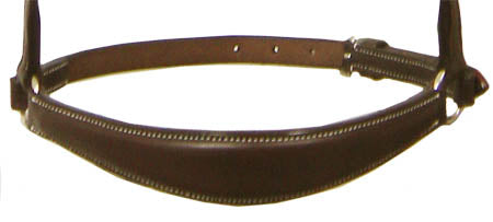 Raised English Drop Noseband Opulent Series Noseband