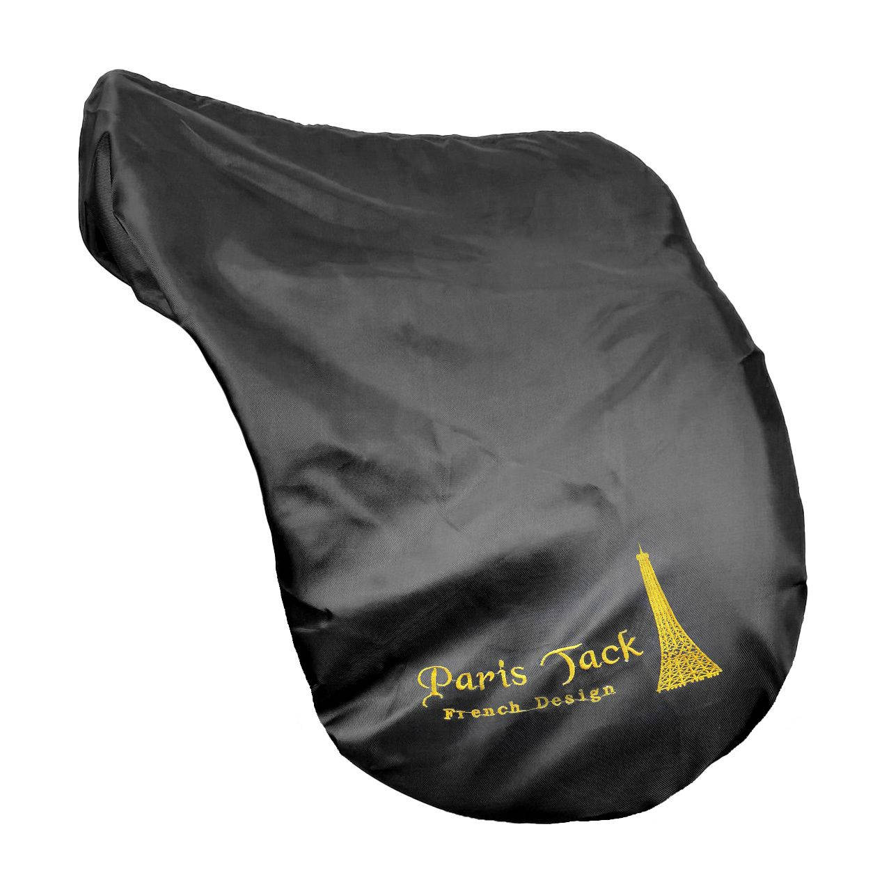 Paris Tack Nylon Dressage Saddle Cover Fleece Lined Cover Black