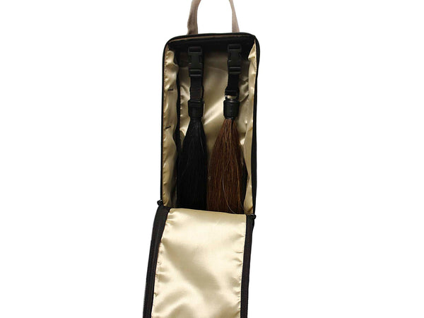 Paris Tack Front Open Double Layer 2 Horse Tail Extension Carry Bag / Carrier