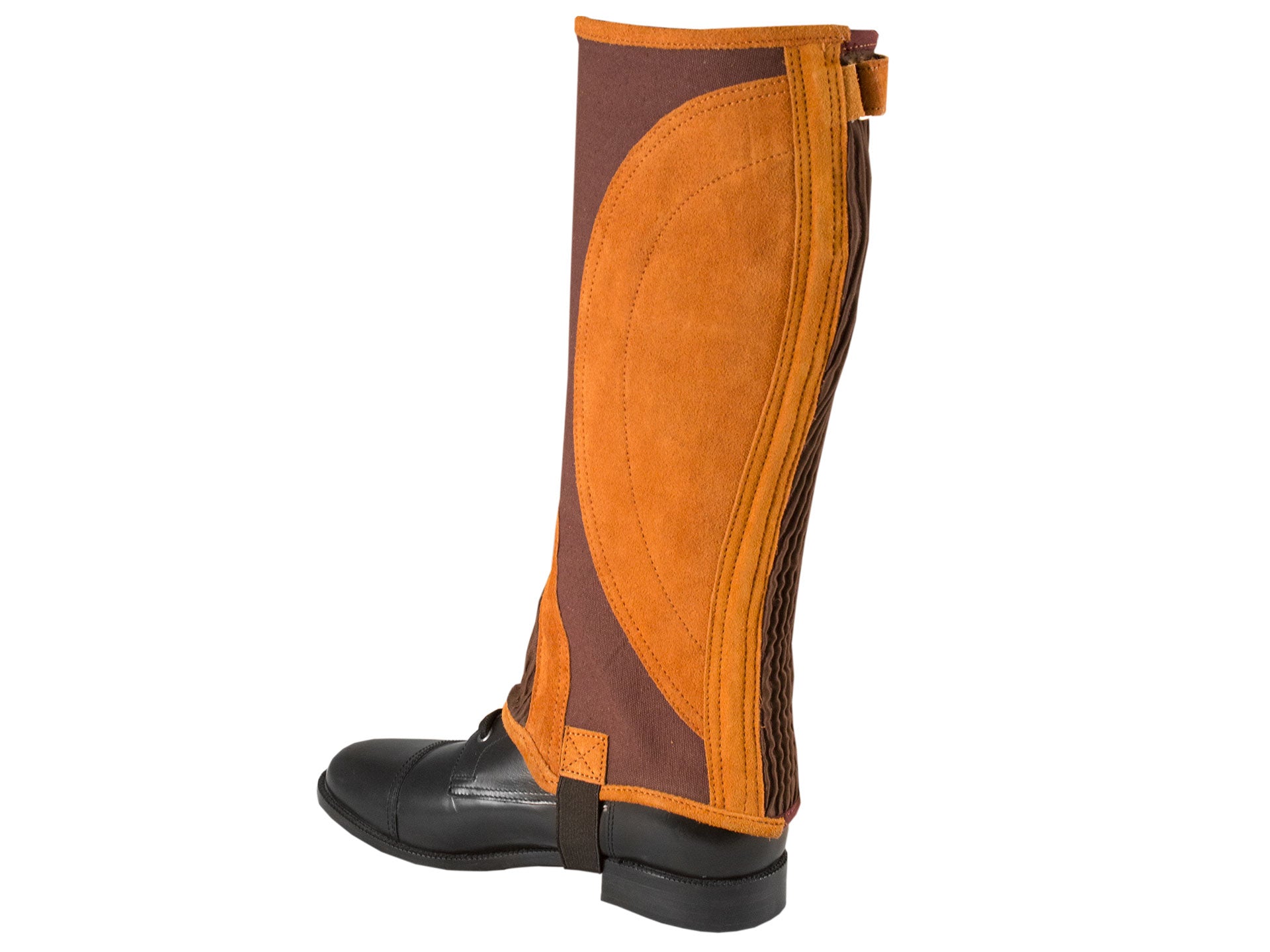 Paris Tack Canvas & Suede Leather Half Chaps