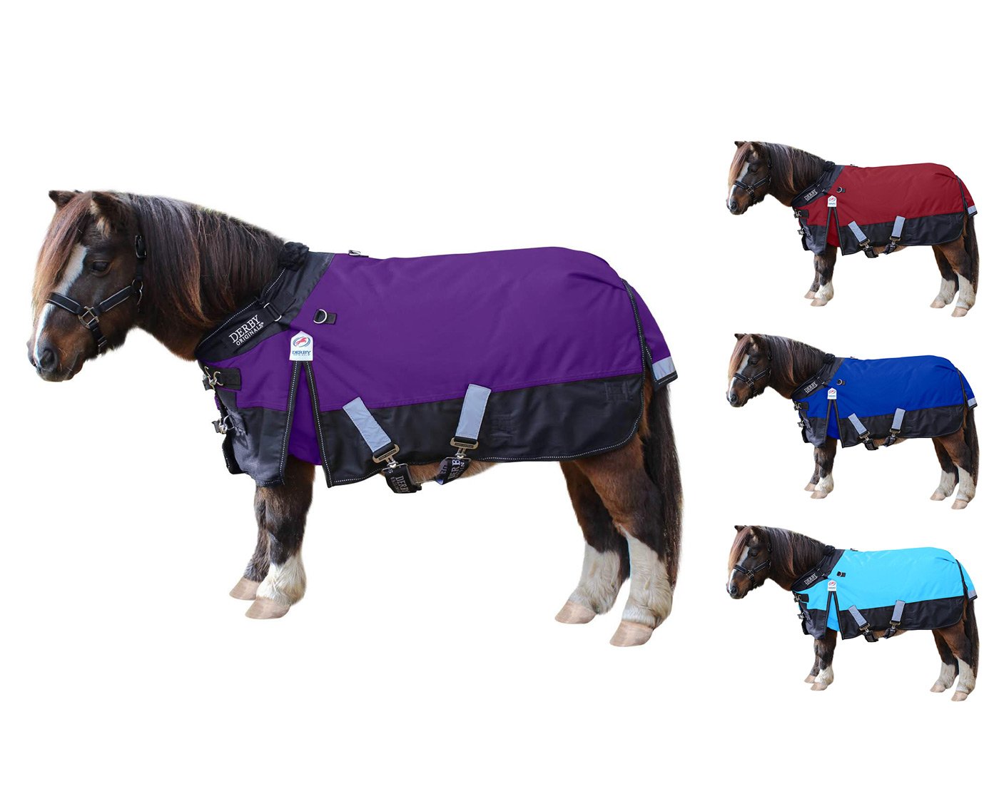 Medium Weight Winter Mini Horse Pony Turnout Blanket Purple