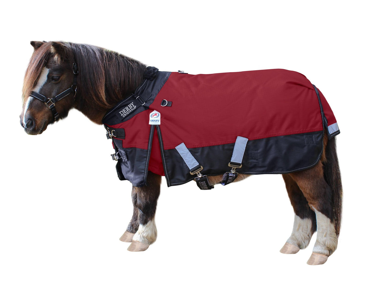 Medium Weight Winter Mini Horse Pony Turnout Blanket  Red Main