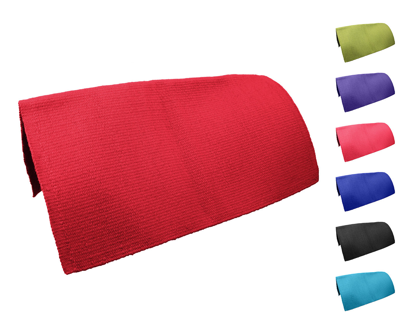 Reno New Zealand Wool Saddle Blankets Set Red Color
