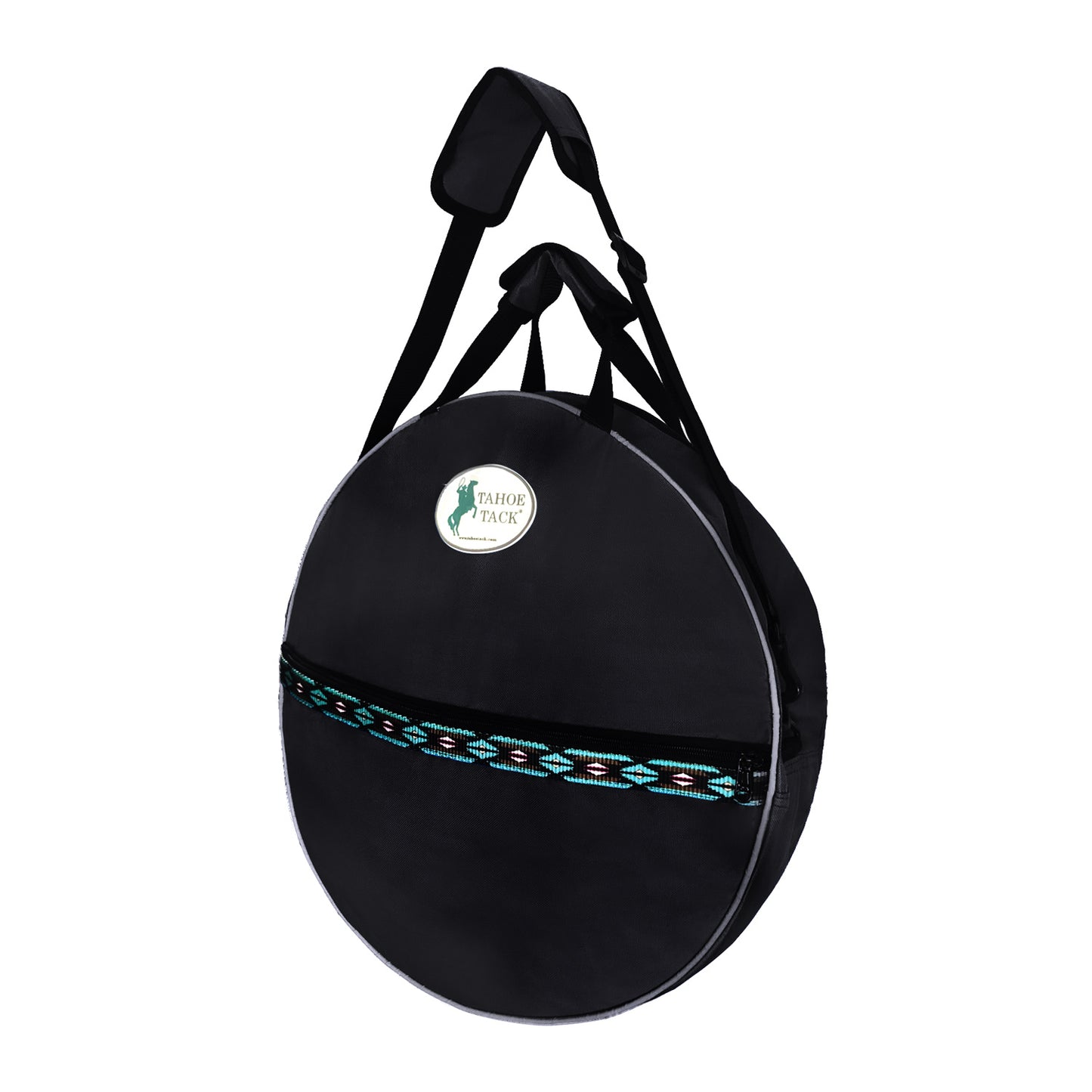 Horse and Calf Roping 3 Ropes Carry Bag Custom Designed with Reflective and Overlay black Main
