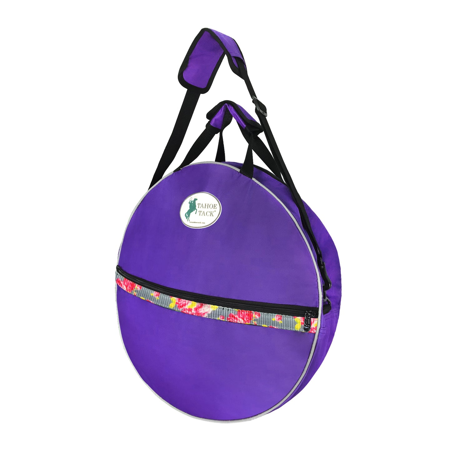 Horse and Calf Roping 3 Ropes Carry Bag Custom Designed with Reflective and Overlay purple mian