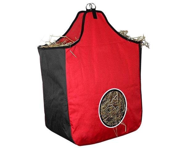 Derby Originals Large 1000D Nylon Horse Hay Bag Red main