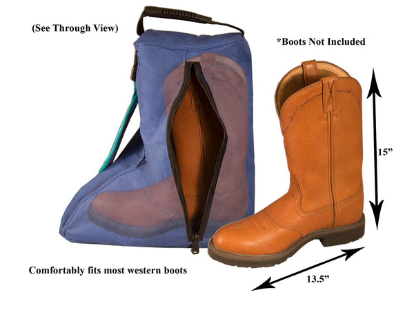 Tahoe Western Boots Carry Bags 3 Layers Padded