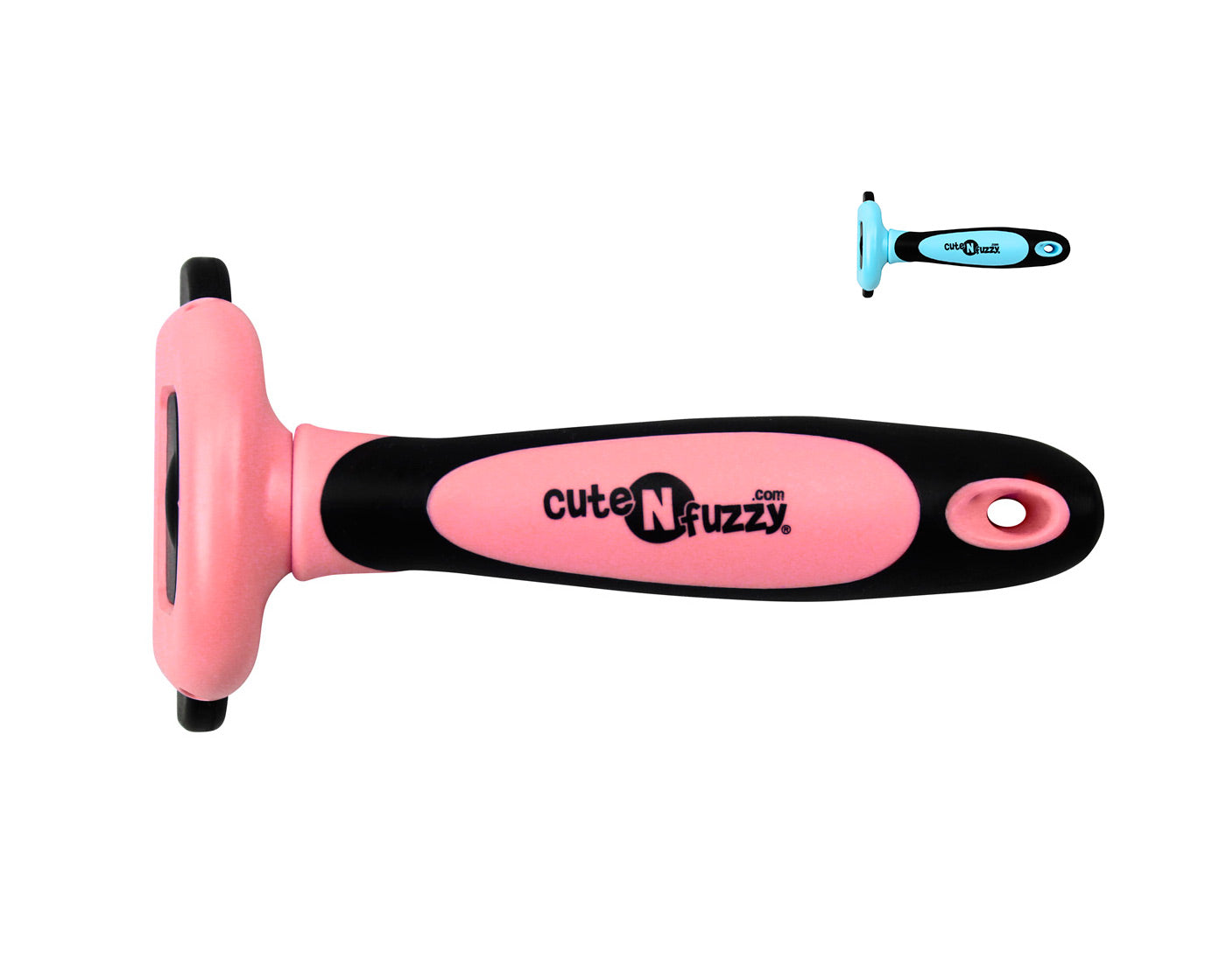 Deshedding Pet Grooming Comb in 2 Sizes by cuteNfuzzy® Pink Color Set