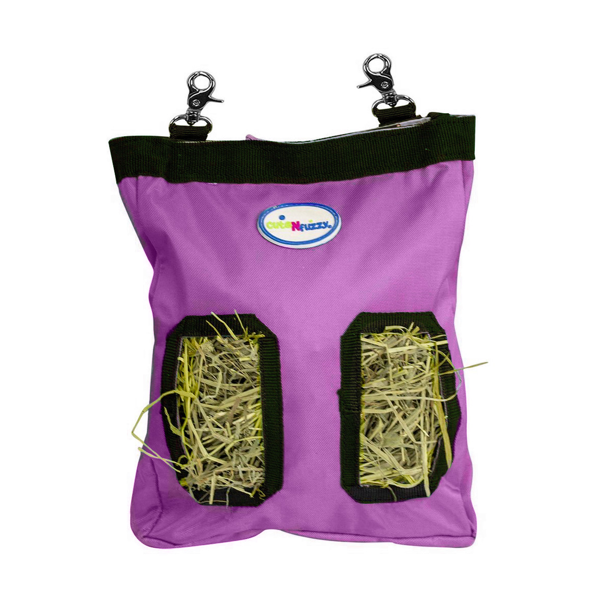 Small Hay Bag for Guinea Pigs and Rabbits Nylon purple main