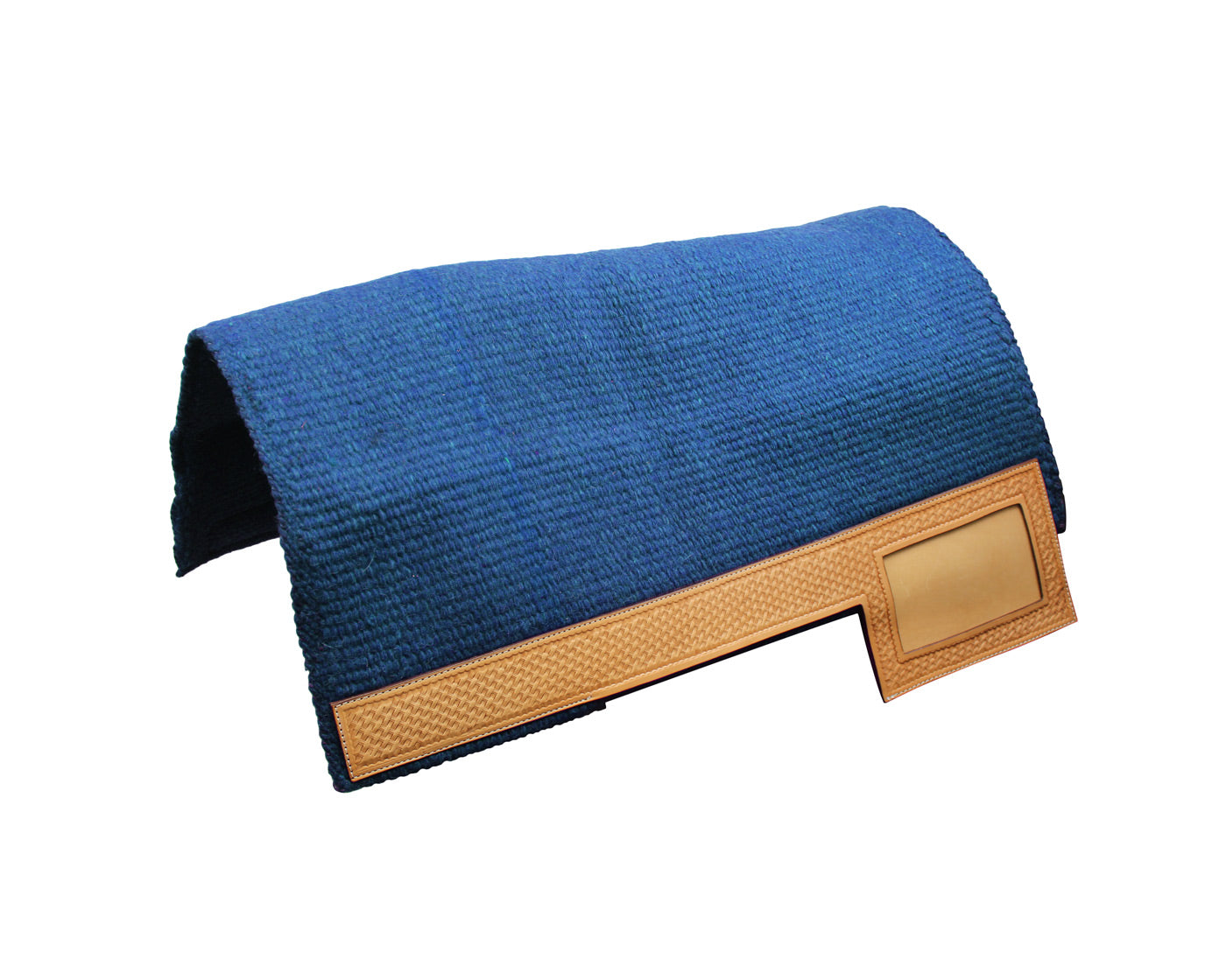 Tahoe Tack Heavy-Duty New Zealand Wool Showring Saddle Blanket / Pad with Leather Wears and Number