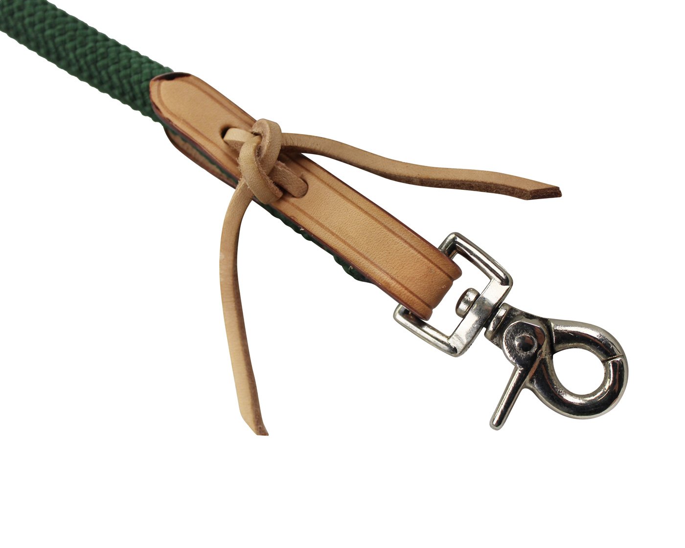 Tahoe Nylon Barrel Reins Leather Tie ends Details