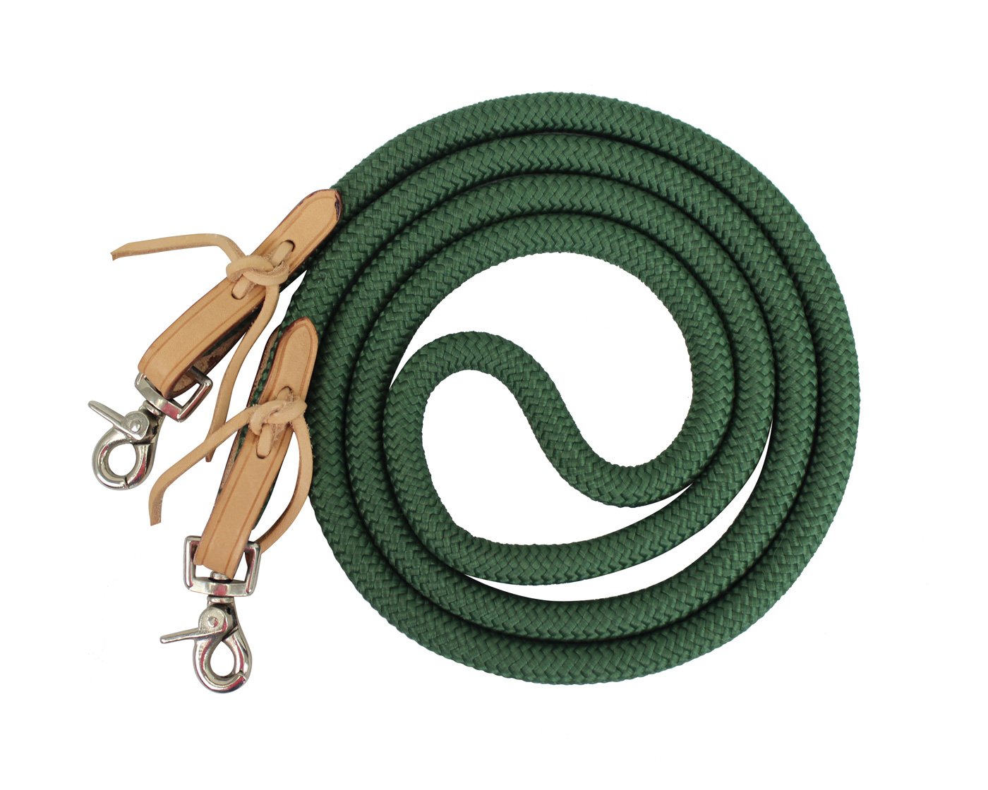 Tahoe Nylon Barrel Reins Green Color